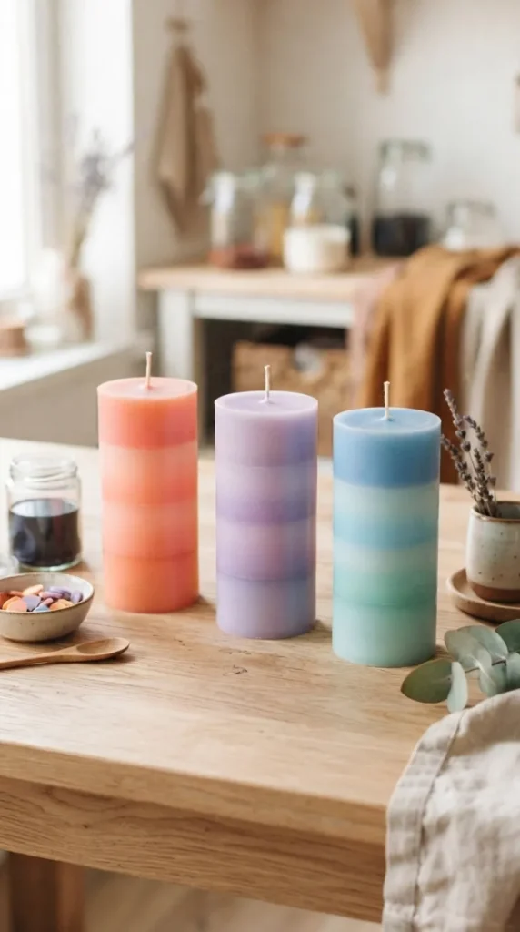 DIY candle dye ideas