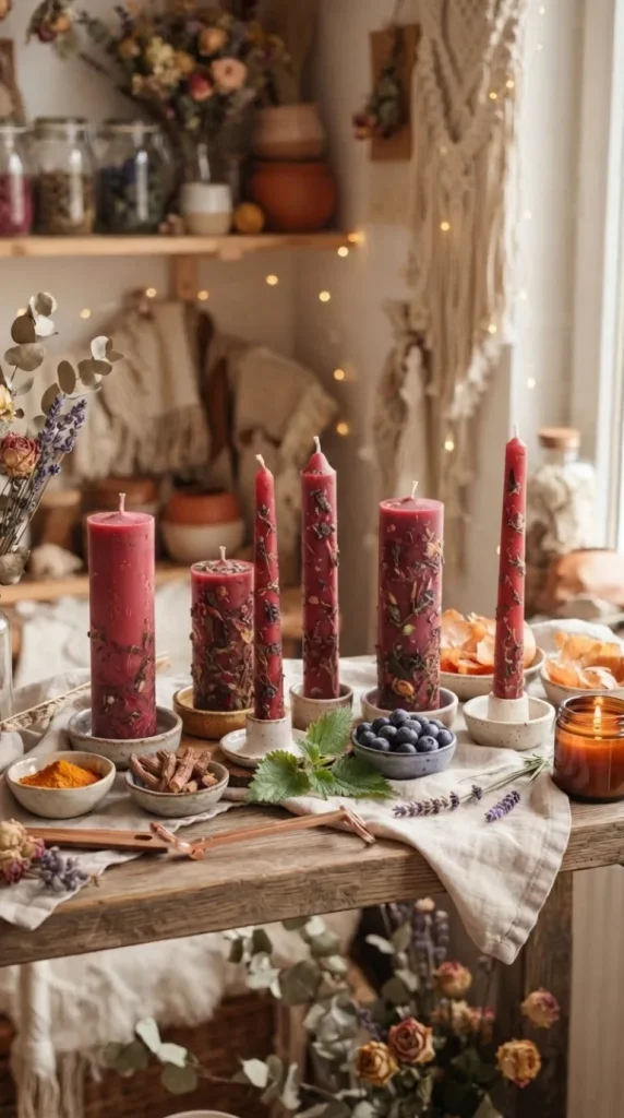 DIY candle dye ideas