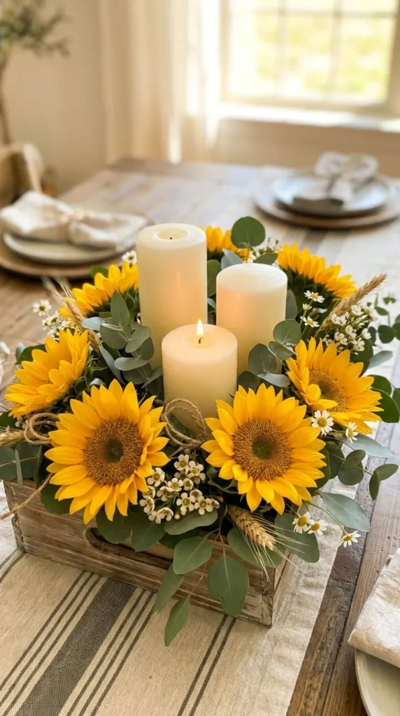 Floral Candle Decor Ideas