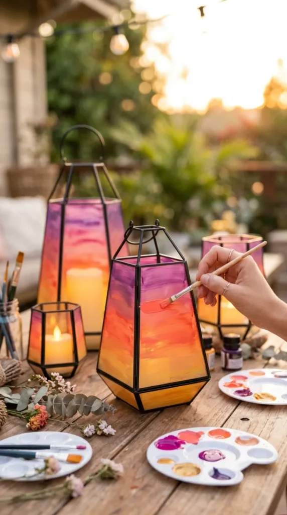 lantern painting ideas