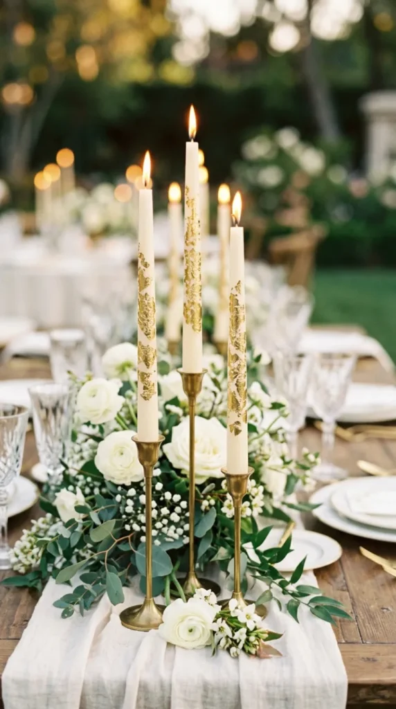 DIY wedding candle ideas
