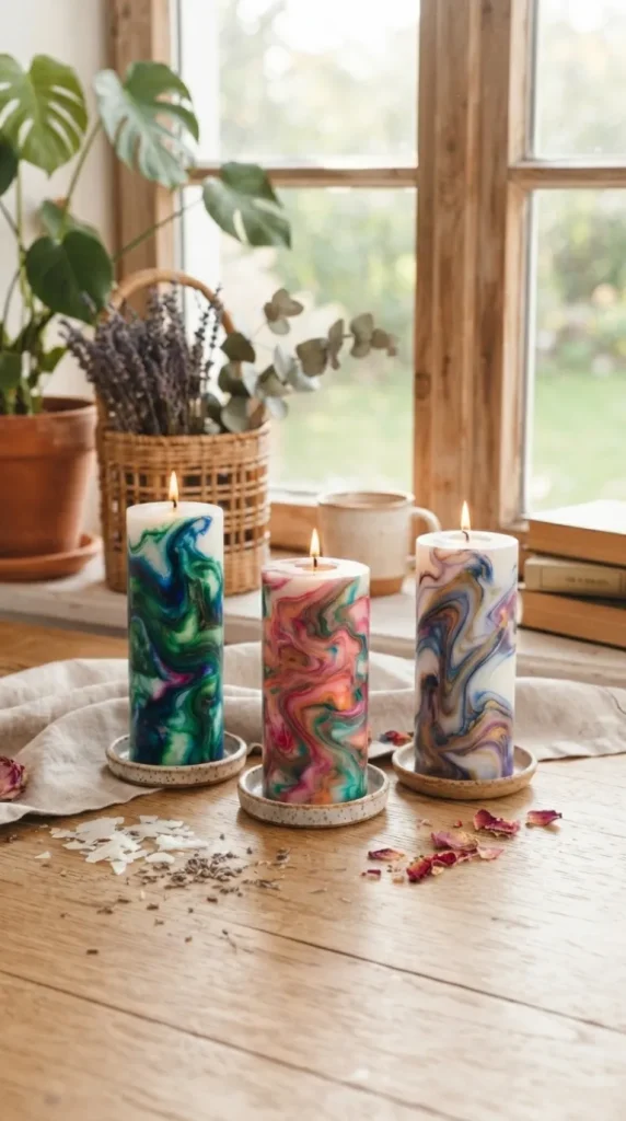 DIY candle dye ideas
