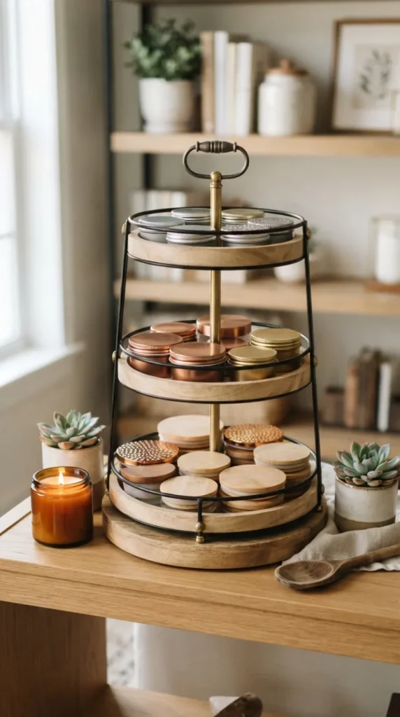 candle lid ideas