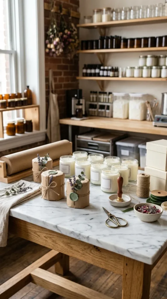candle-making studio ideas