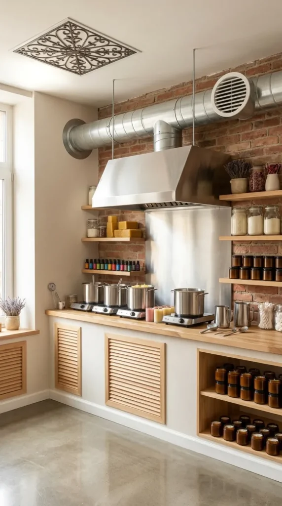 candle-making studio ideas
