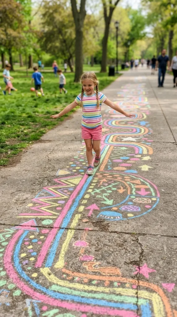 sidewalk chalk ideas