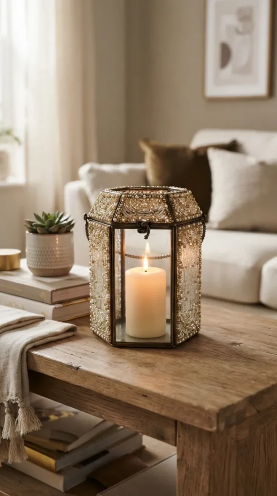 Glass candle lantern ideas