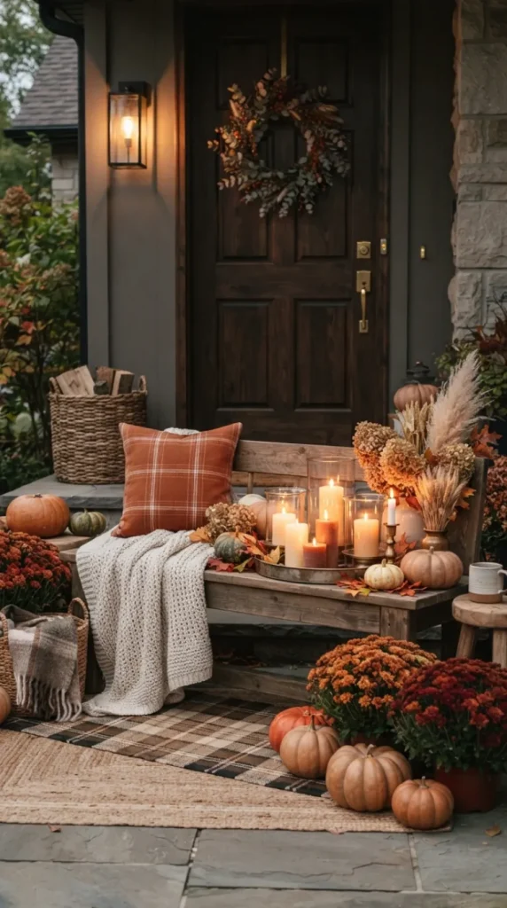 fall front-porch candle ideas