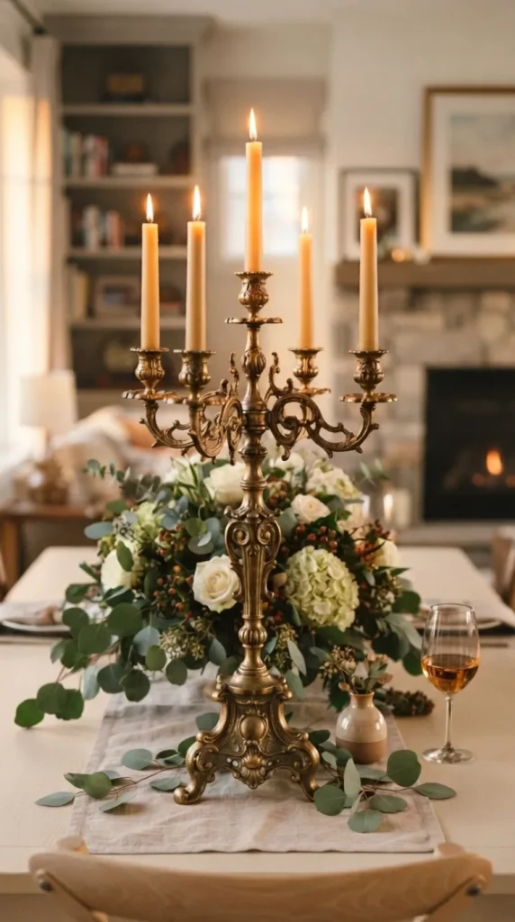 gold candle decor ideas