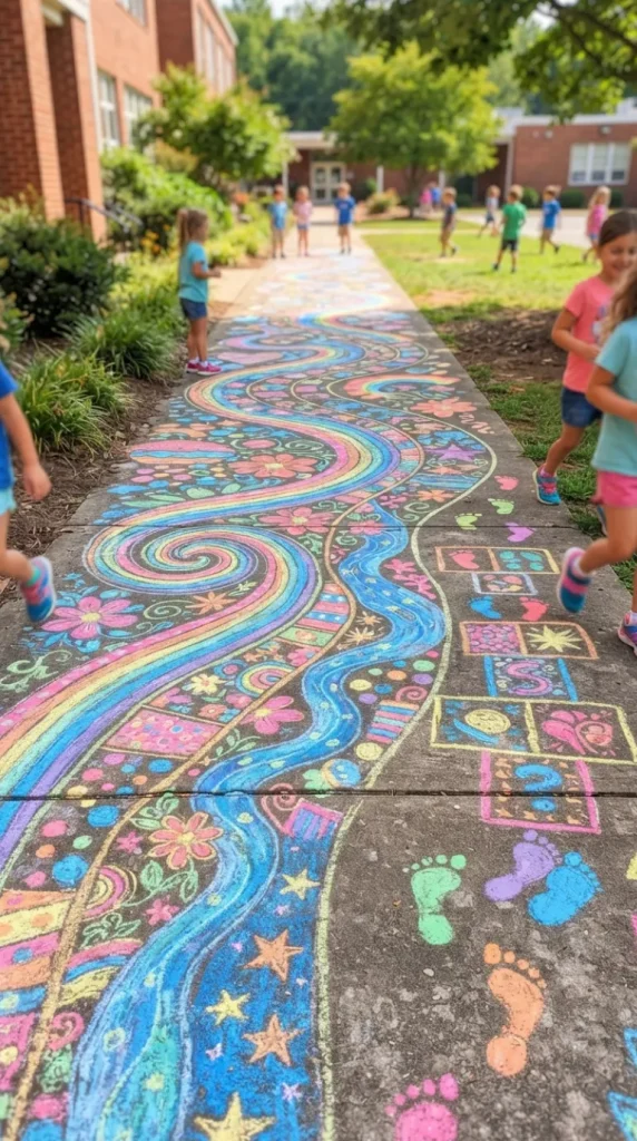 sidewalk chalk ideas