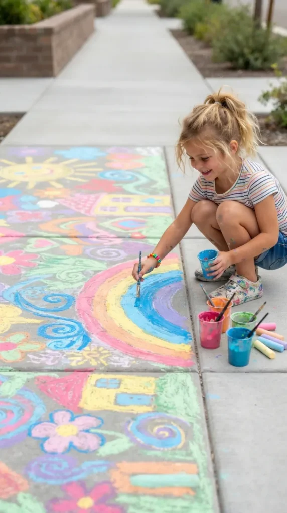 sidewalk chalk ideas