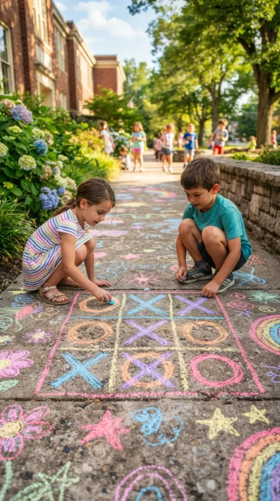 sidewalk chalk ideas