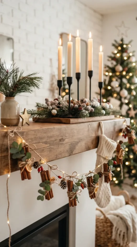 DIY Christmas candle decoration ideas