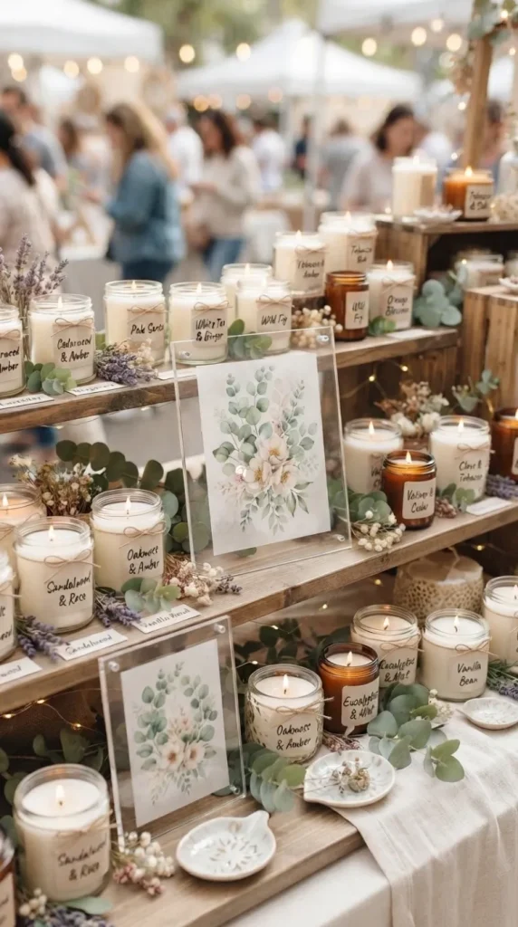 candle fair display ideas