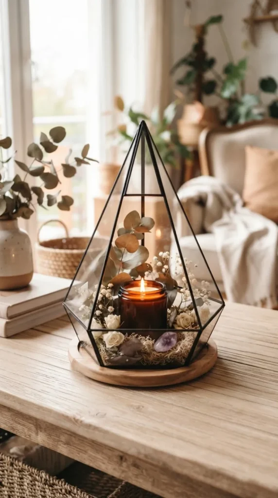 Cloche candle decor ideas
