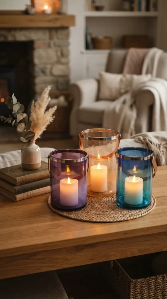 Glass candle lantern ideas