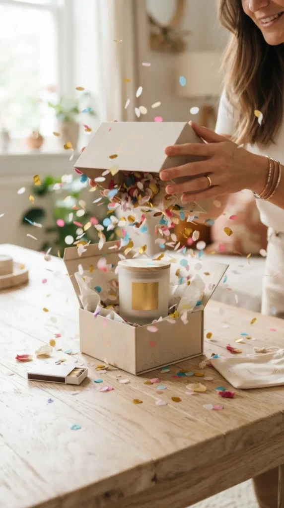 Unboxing packaging candle ideas