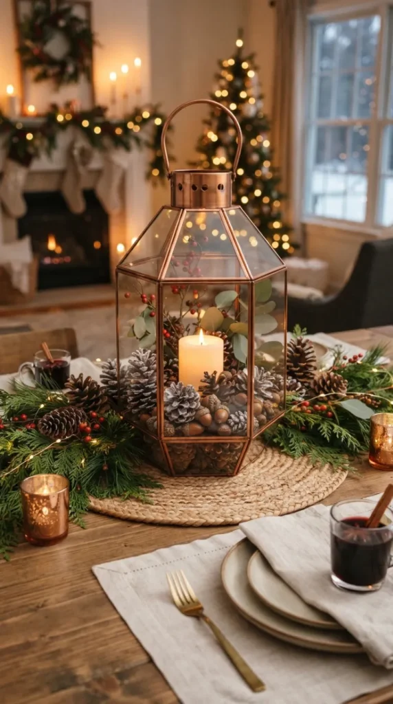Pine Cone Candle Centerpiece Ideas