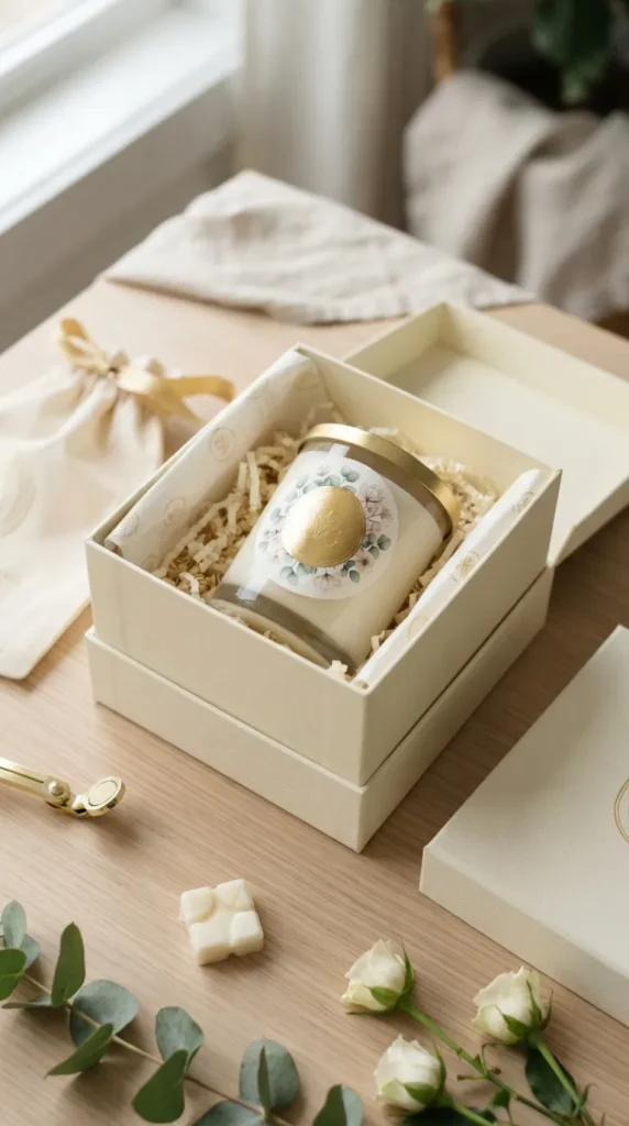 Unboxing packaging candle ideas