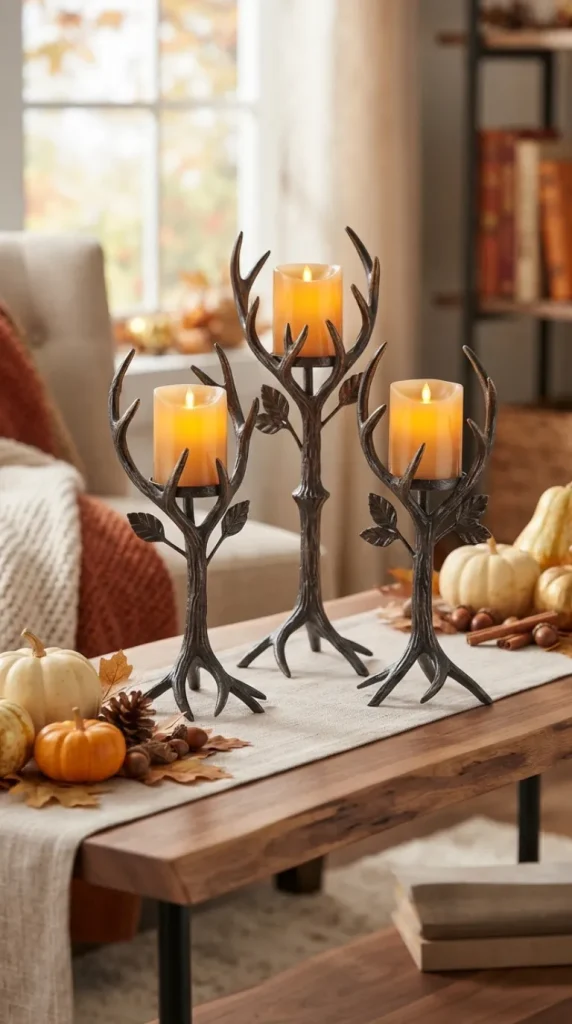 DIY fall candle holder ideas