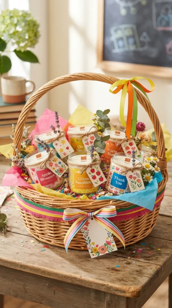 teacher day candle gift ideas