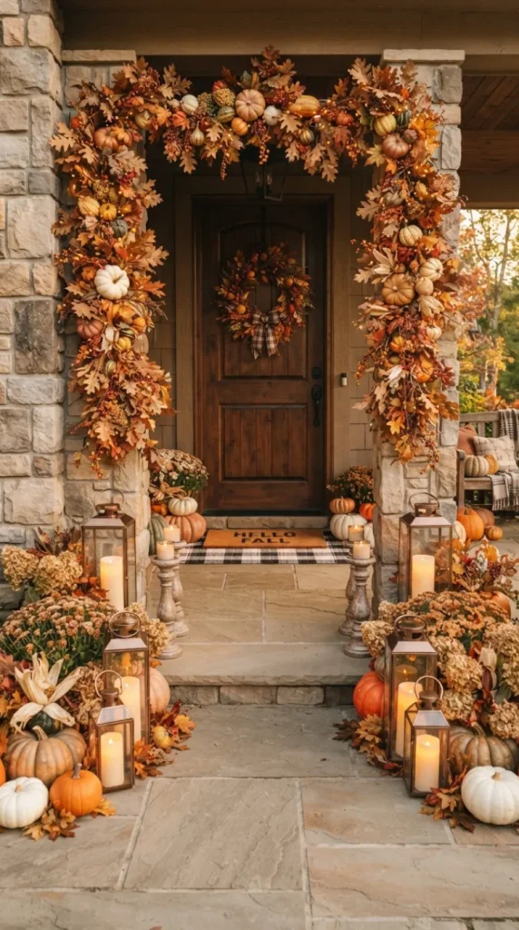 fall front-porch candle ideas