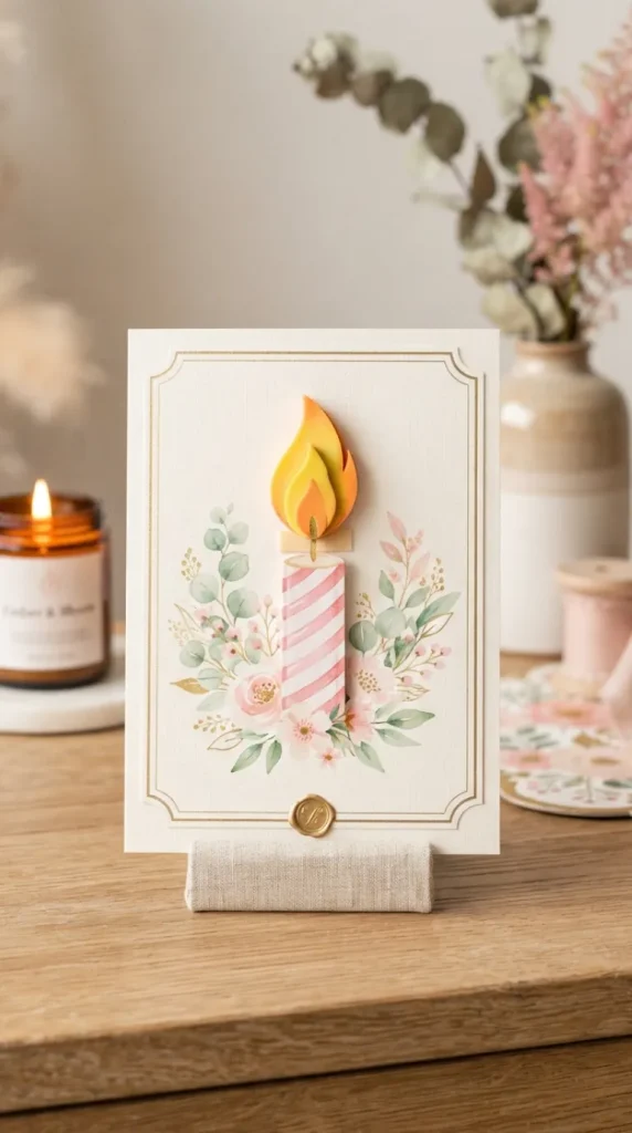 candle card ideas