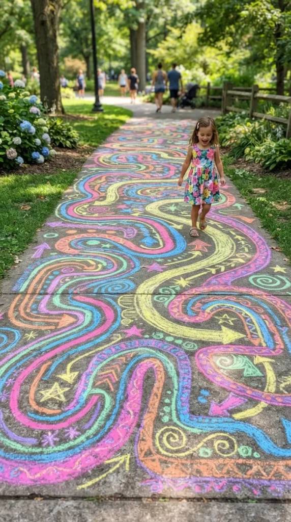 sidewalk chalk ideas