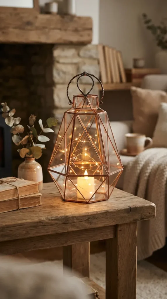 Glass candle lantern ideas