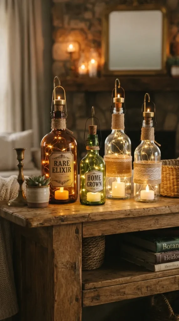 Glass candle lantern ideas