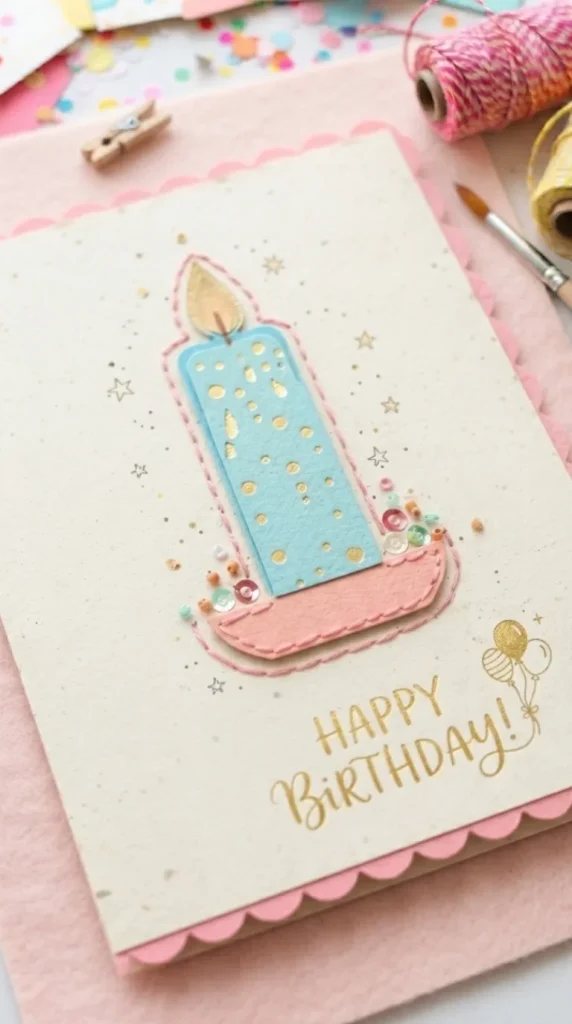 candle card ideas