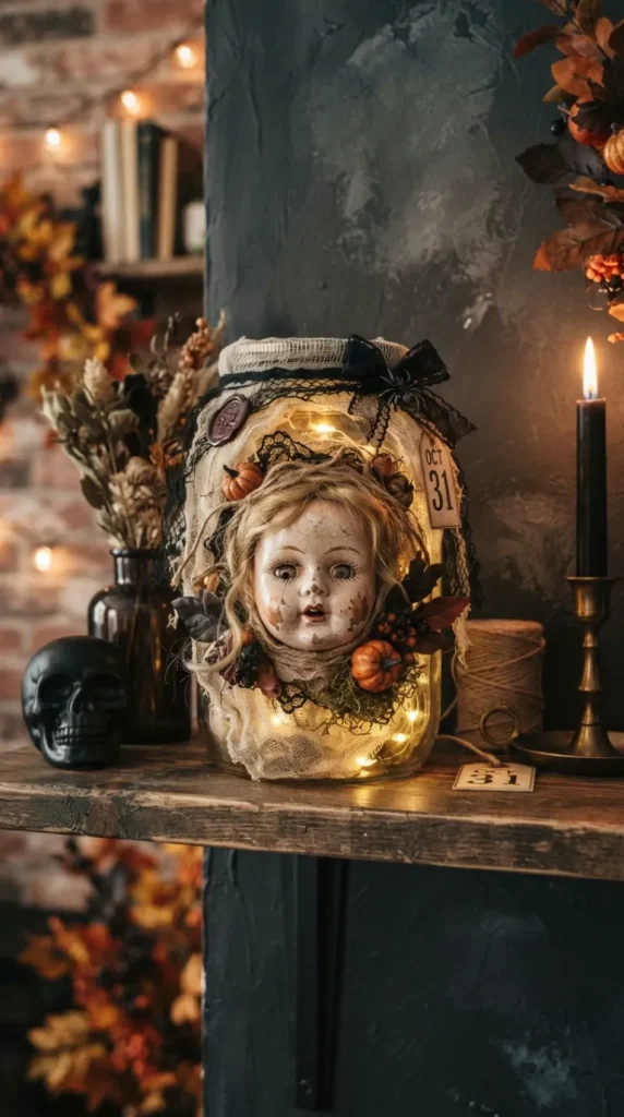 Halloween candle jar crafts