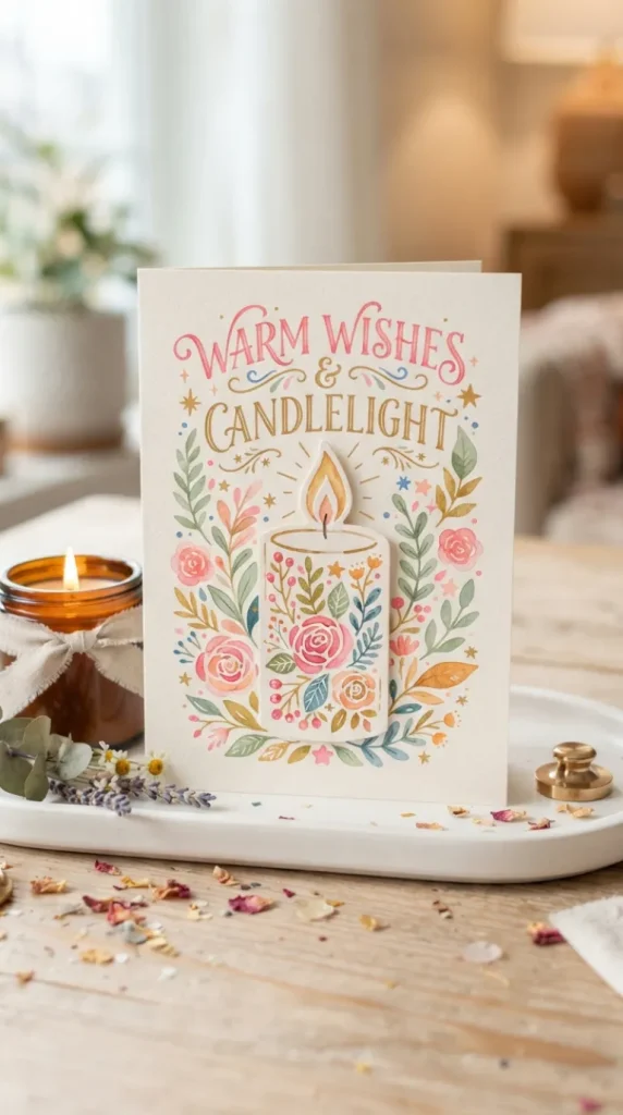 candle card ideas