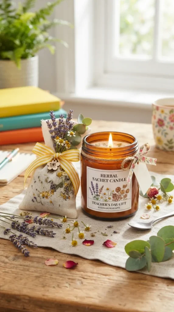 teacher day candle gift ideas