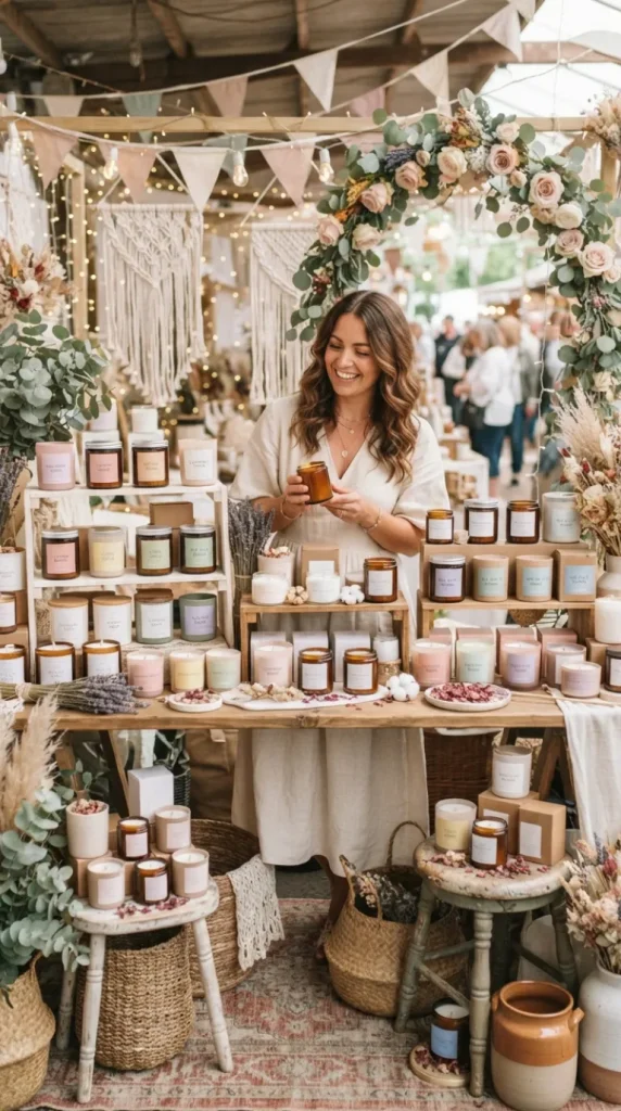 candle fair display ideas