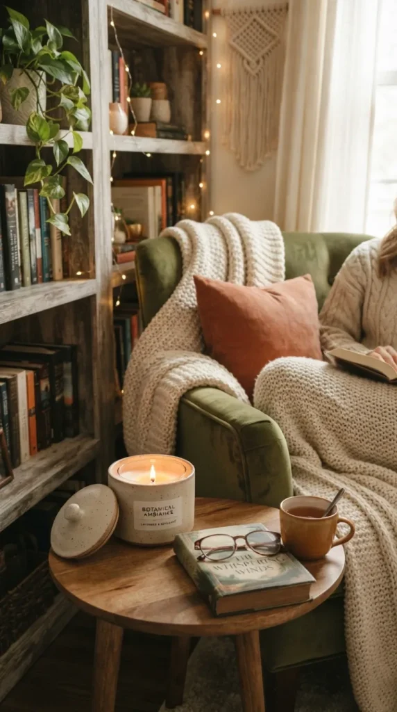 reading nook candle ideas