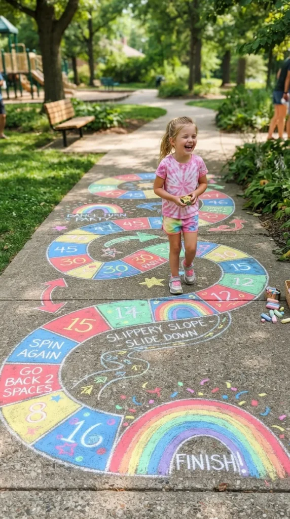 sidewalk chalk ideas
