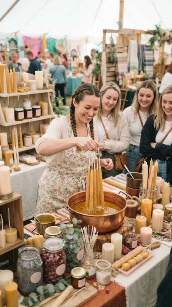 candle fair display ideas