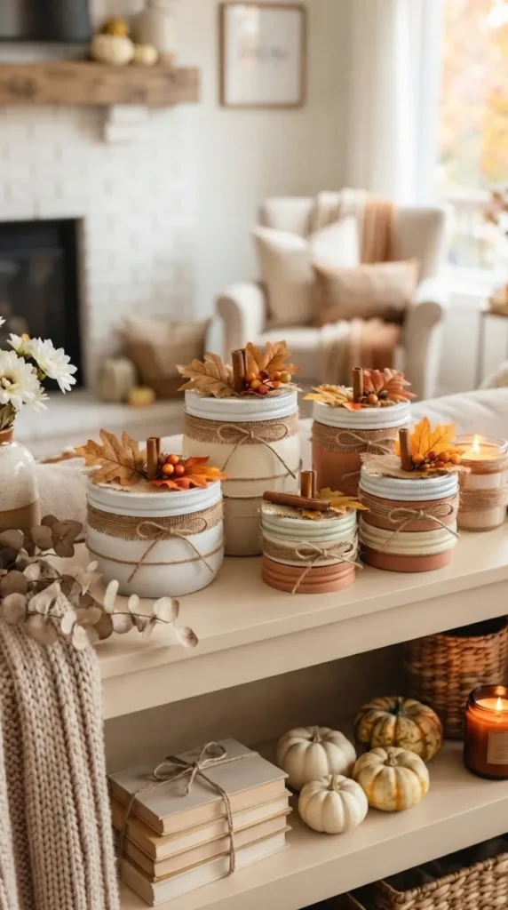 mason jar fall crafts