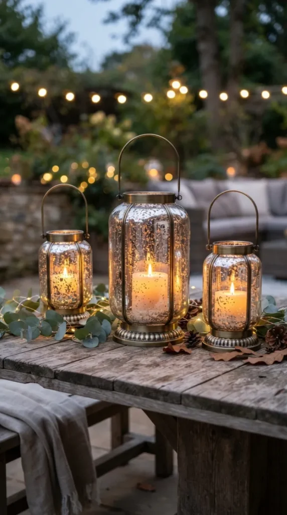 Glass candle lantern ideas