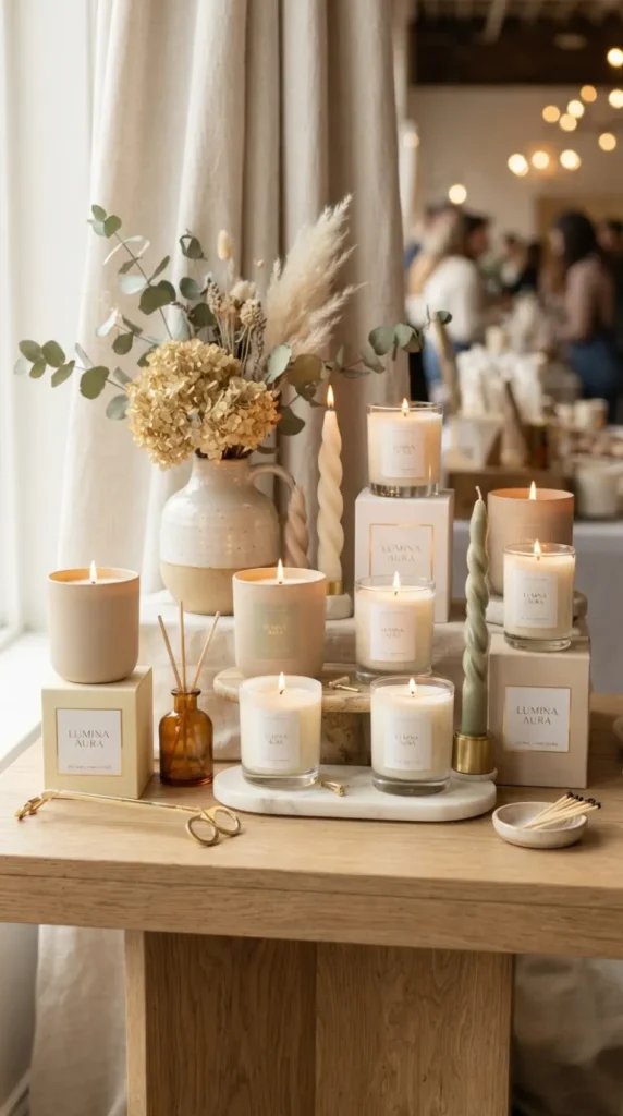 candle fair display ideas