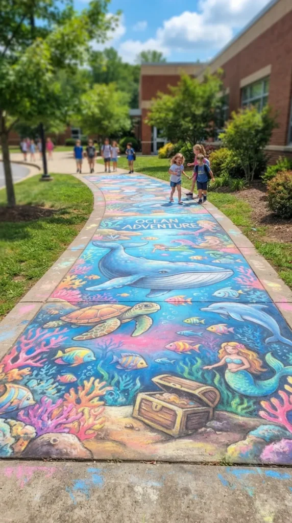 sidewalk chalk ideas
