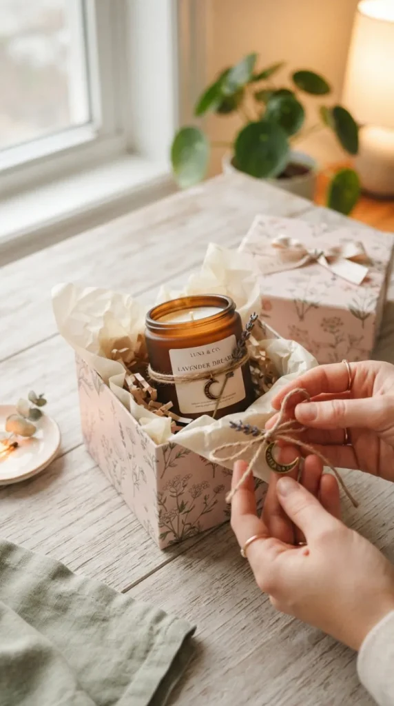 Unboxing packaging candle ideas