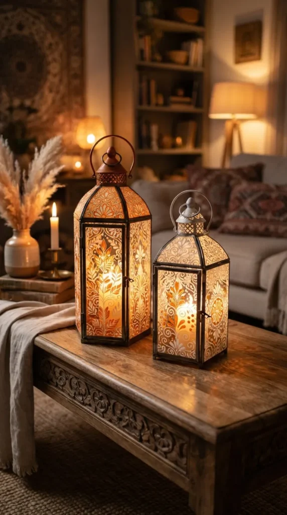 Glass candle lantern ideas