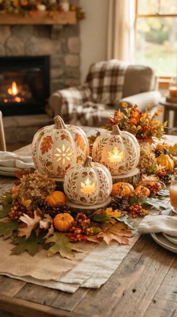 DIY fall candle holder ideas