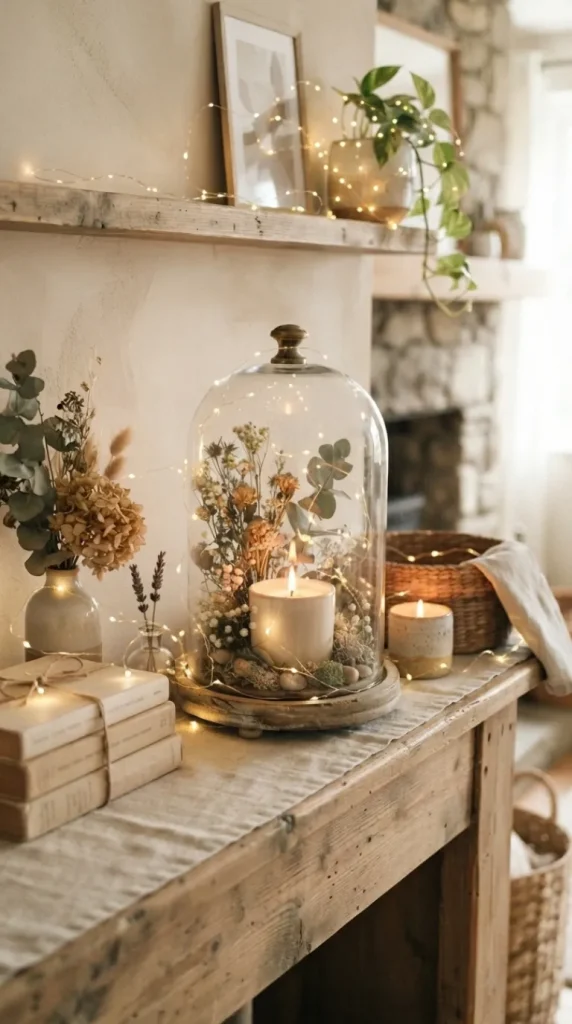 Cloche candle decor ideas