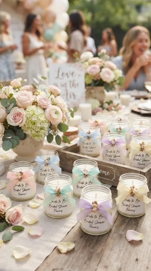 bridal shower candle theme ideas