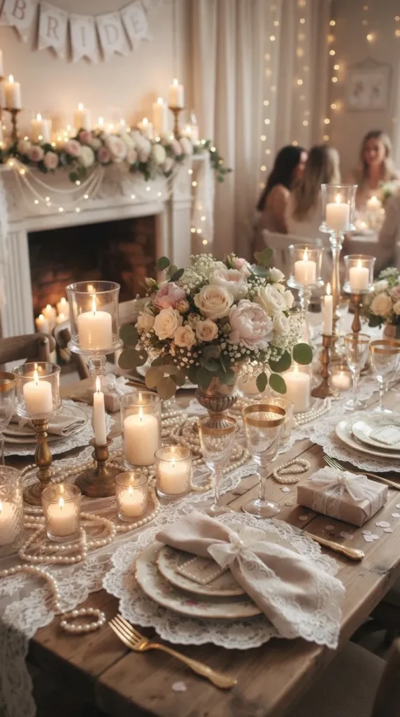 bridal shower candle theme ideas