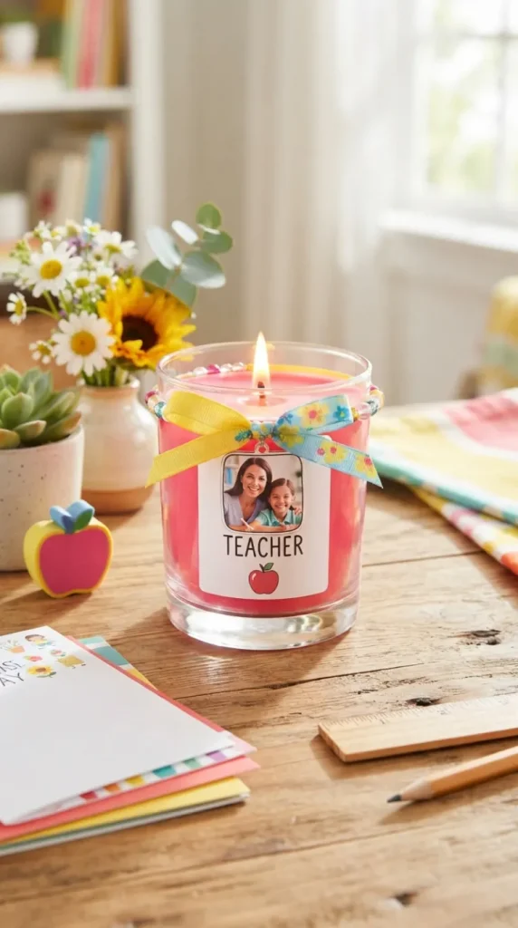 teacher day candle gift ideas