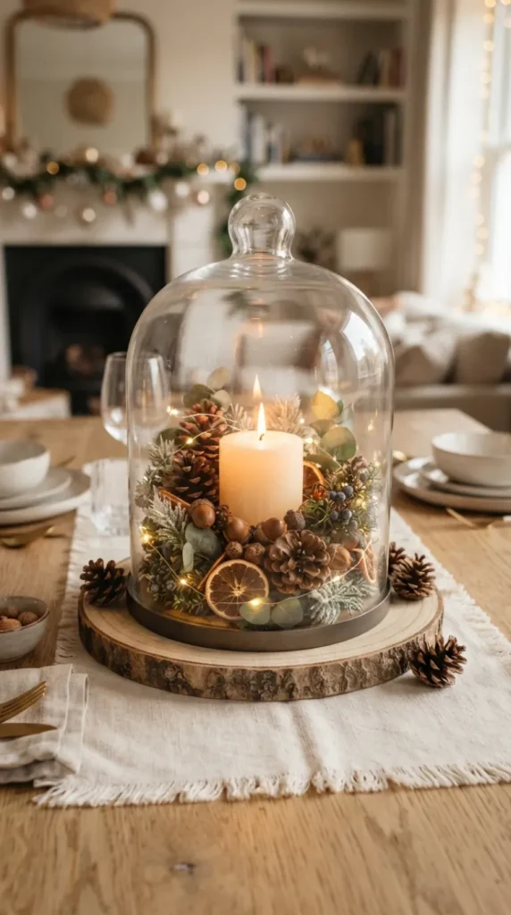 Pine Cone Candle Centerpiece Ideas